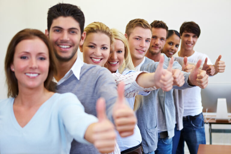 Zufriedenes Praxisteam Kommunikation Praxisteam